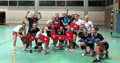 Gewaltprävention für die Handballfrauen der TG Nürtingen 2. Bundesliga