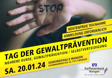 Tag der Gewaltprävention am 20.01.2024 in Wangen / GP
